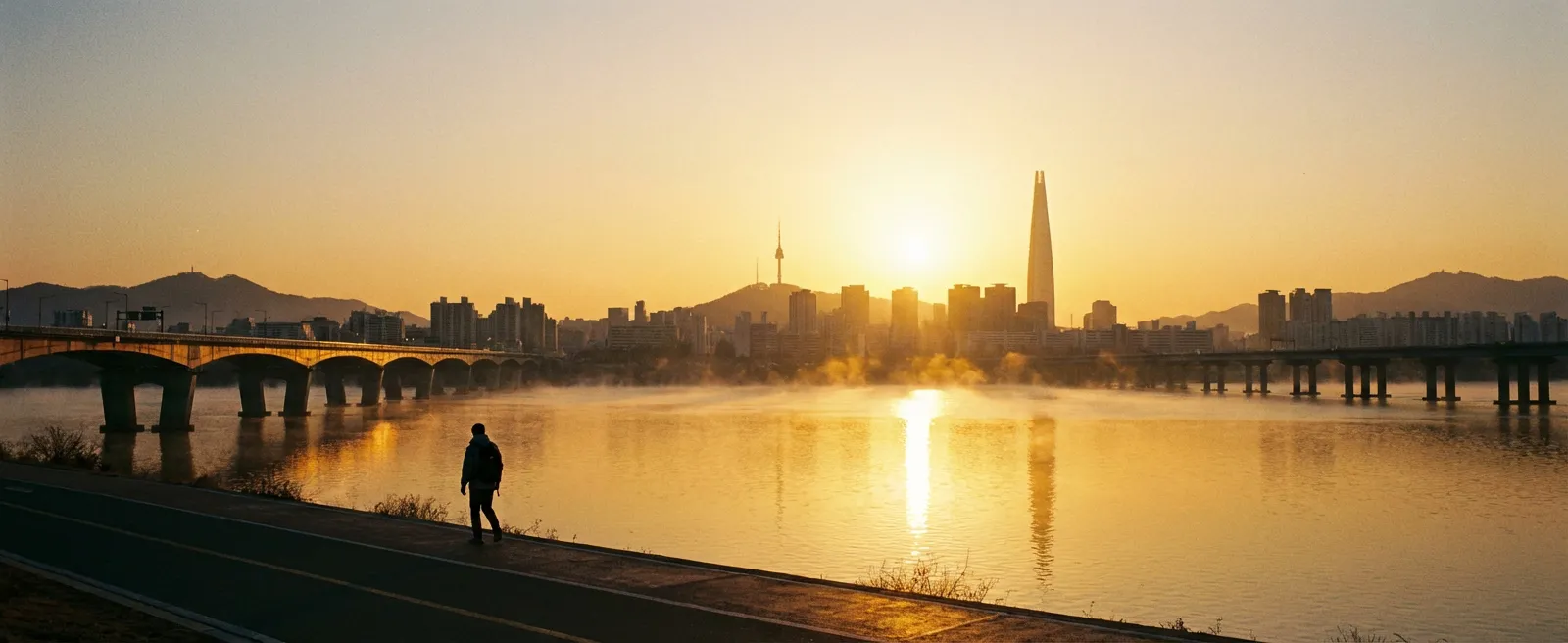 Sungai Han di Seoul, Korea - Pusat Dukungan IBT TOPIK